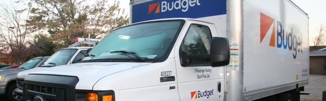 budget moving truck rental.