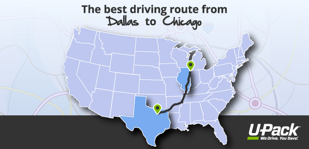 What Is The Best Driving Route From Dallas To Chicago U Pack Driving From Dallas To Chicago