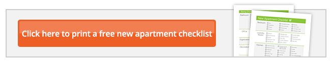 New Apartment Checklist | U-Pack New Apartment Checklist | U-Pack