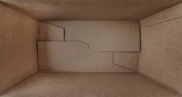 empty cardboard box