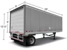 the U-Pack moving trailer is bigger than the biggest PODS® container